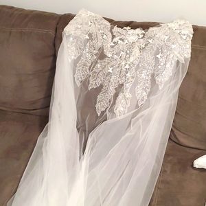 Beautiful wedding cape